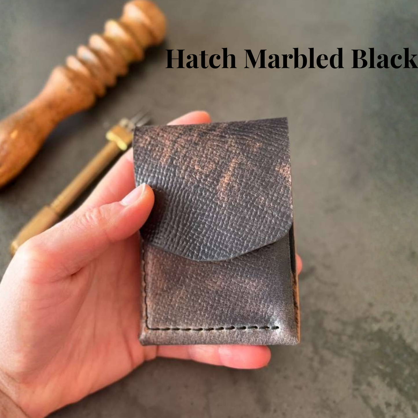 Cash Wallet With Rocado Shell Cordovan