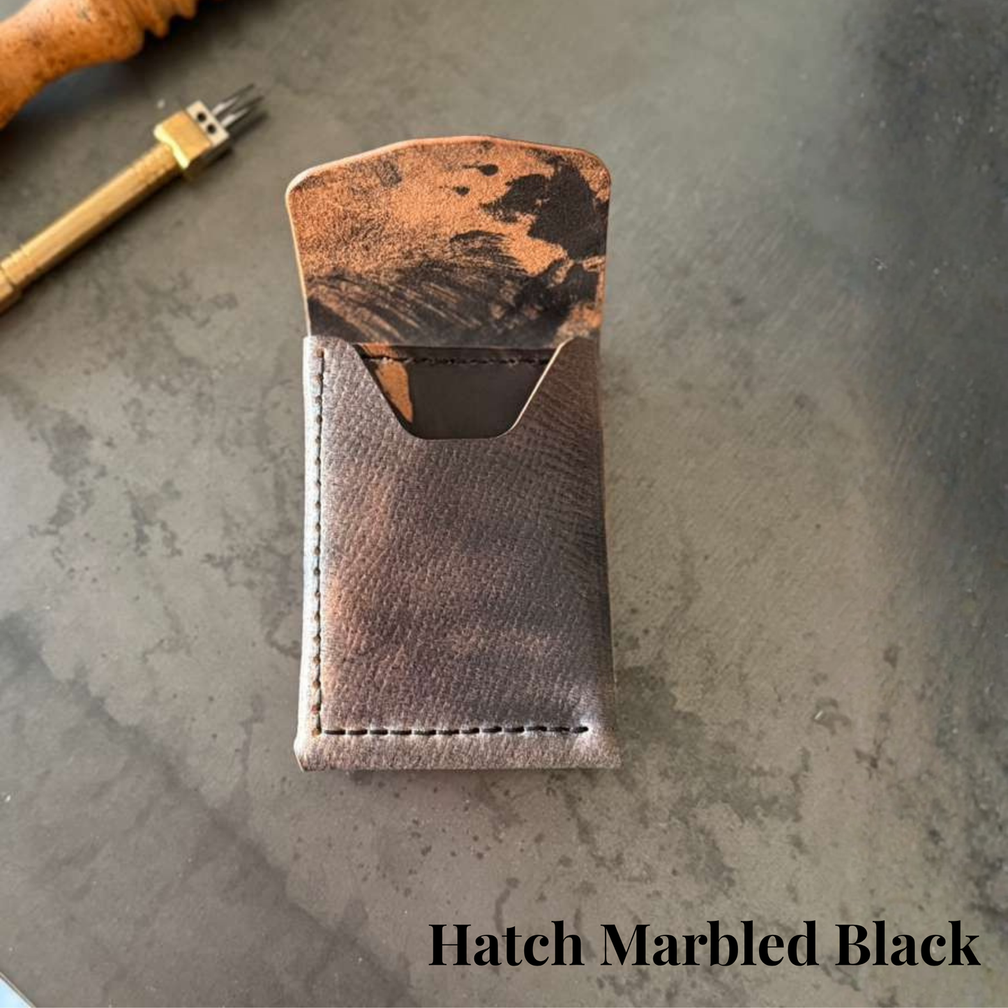 Cash Wallet With Rocado Shell Cordovan