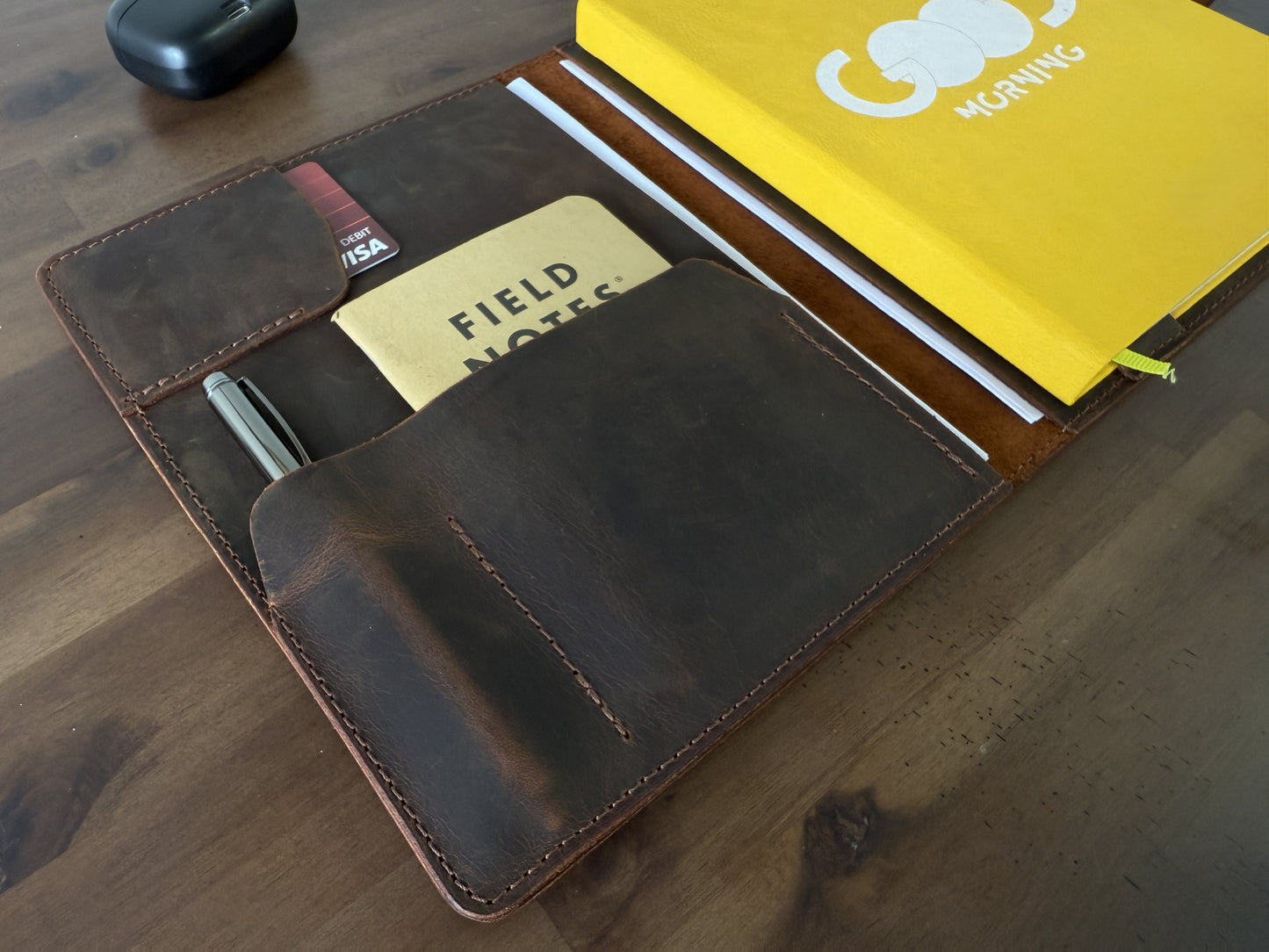 Personalized A5 Leather Journal Cover