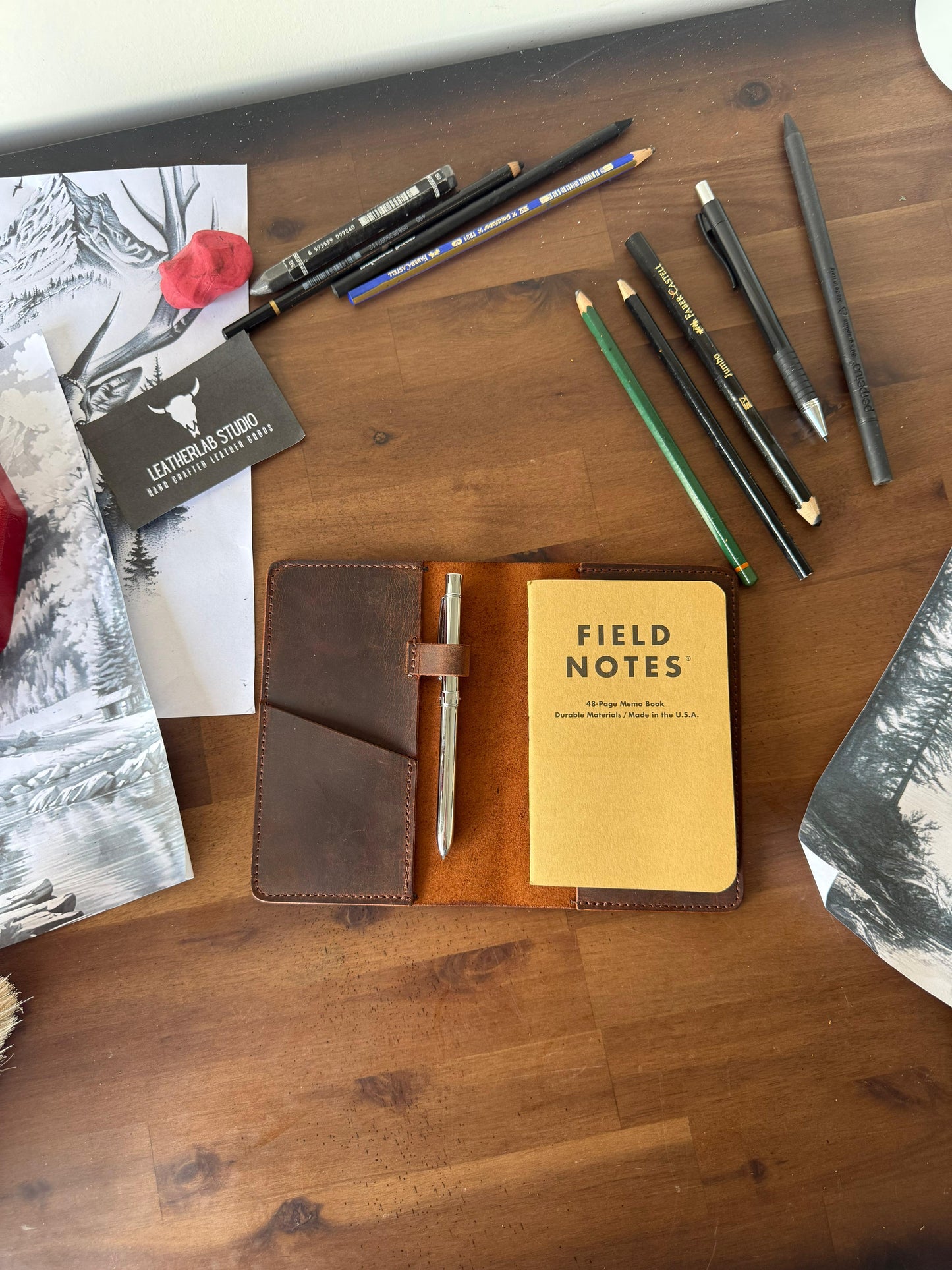 Leather Field Notes Cover