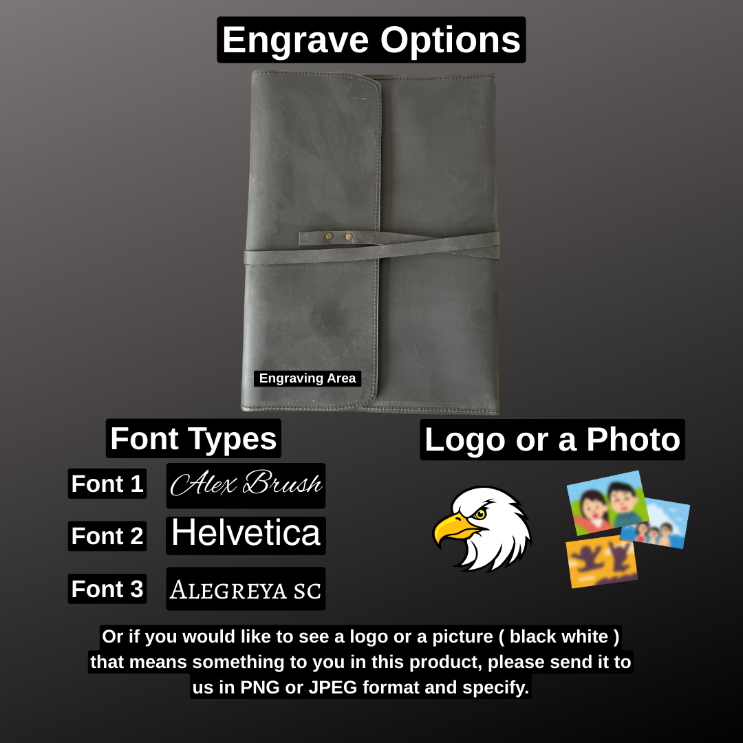 Sketchbook Cover With Elastic Pencil Holder
