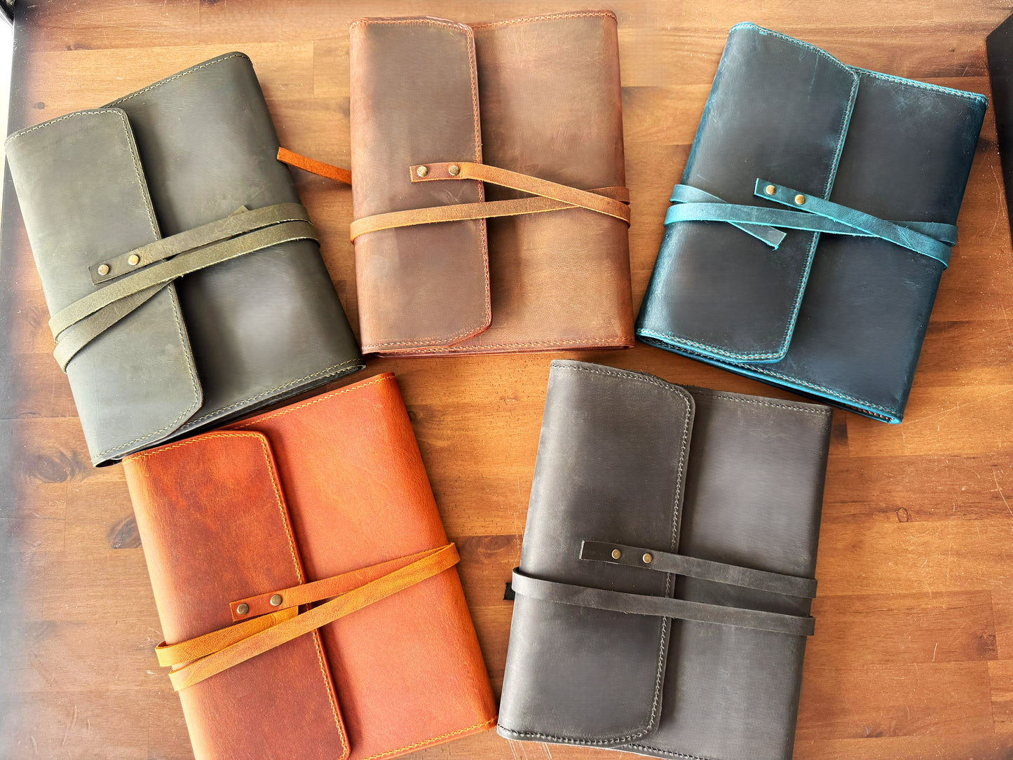 Sketchbook Cover With Elastic Pencil Holder