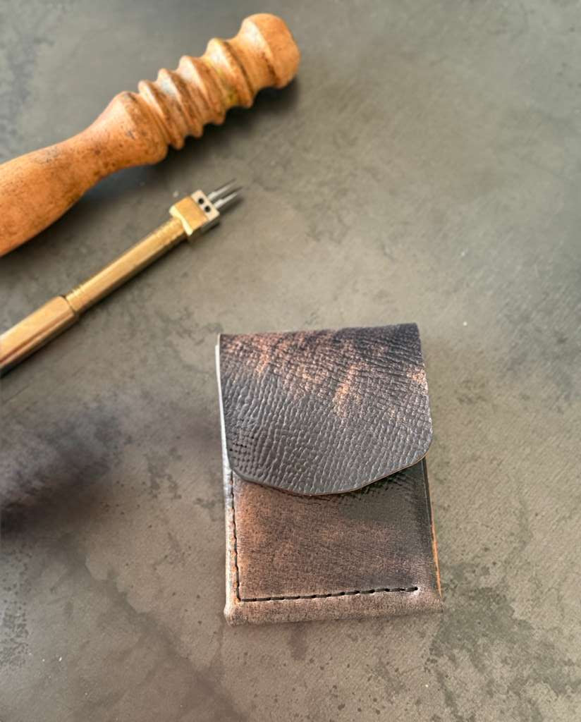Cash Wallet With Rocado Shell Cordovan