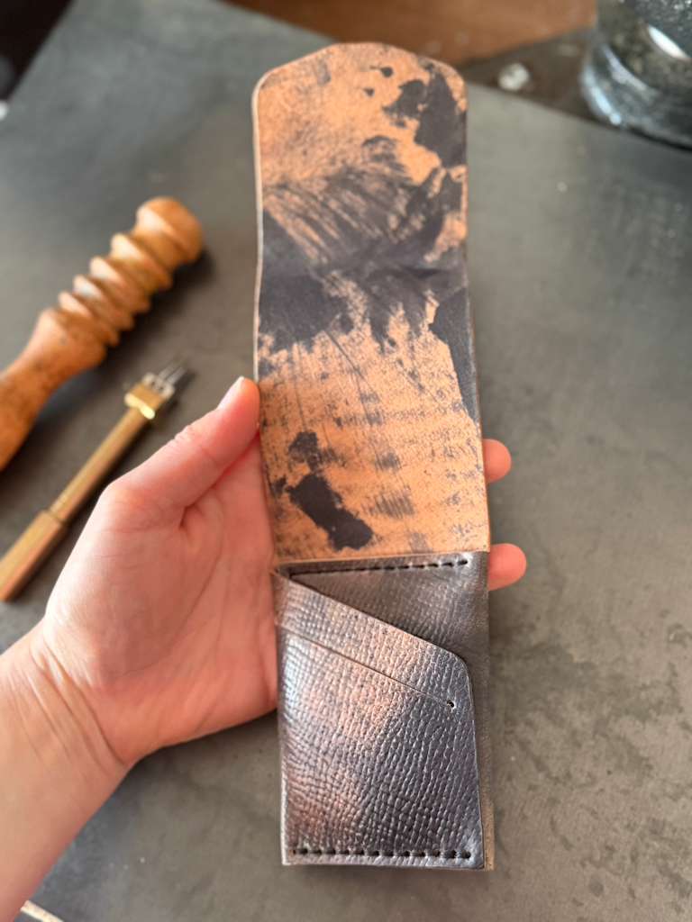 Cash Wallet With Rocado Shell Cordovan