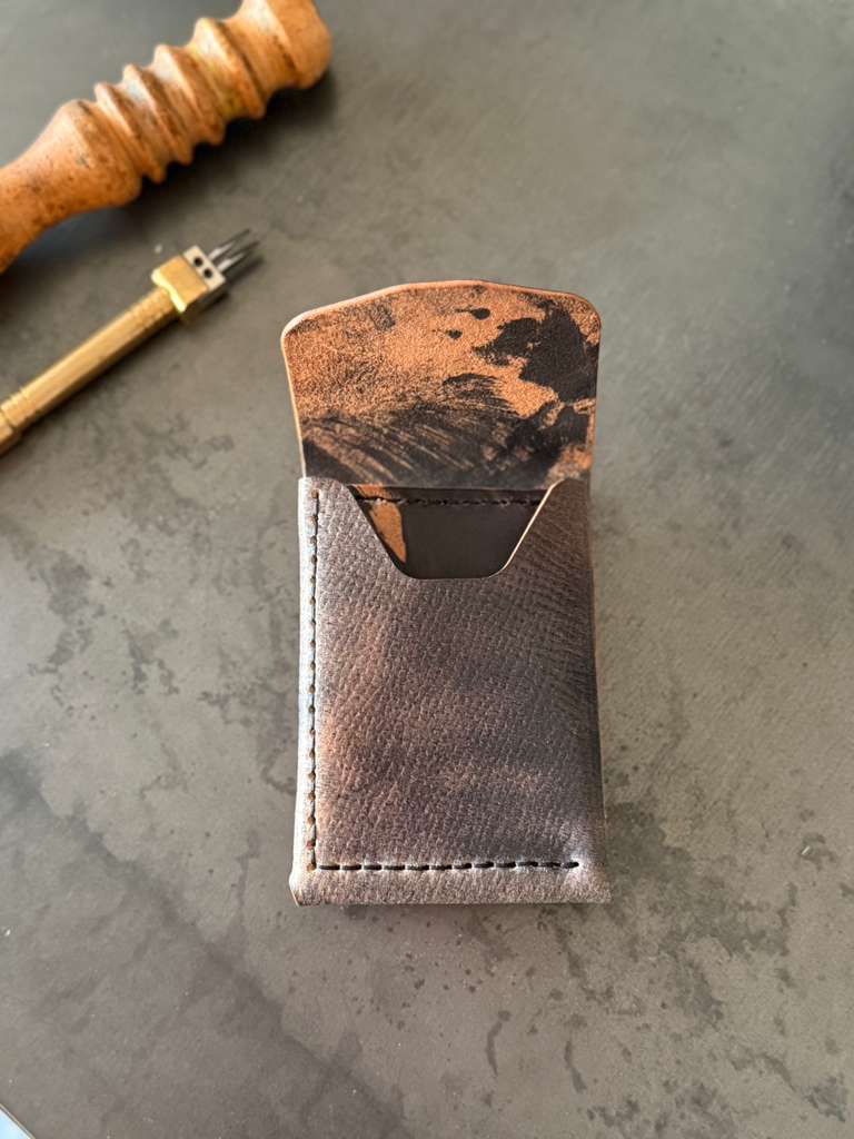 Cash Wallet With Rocado Shell Cordovan
