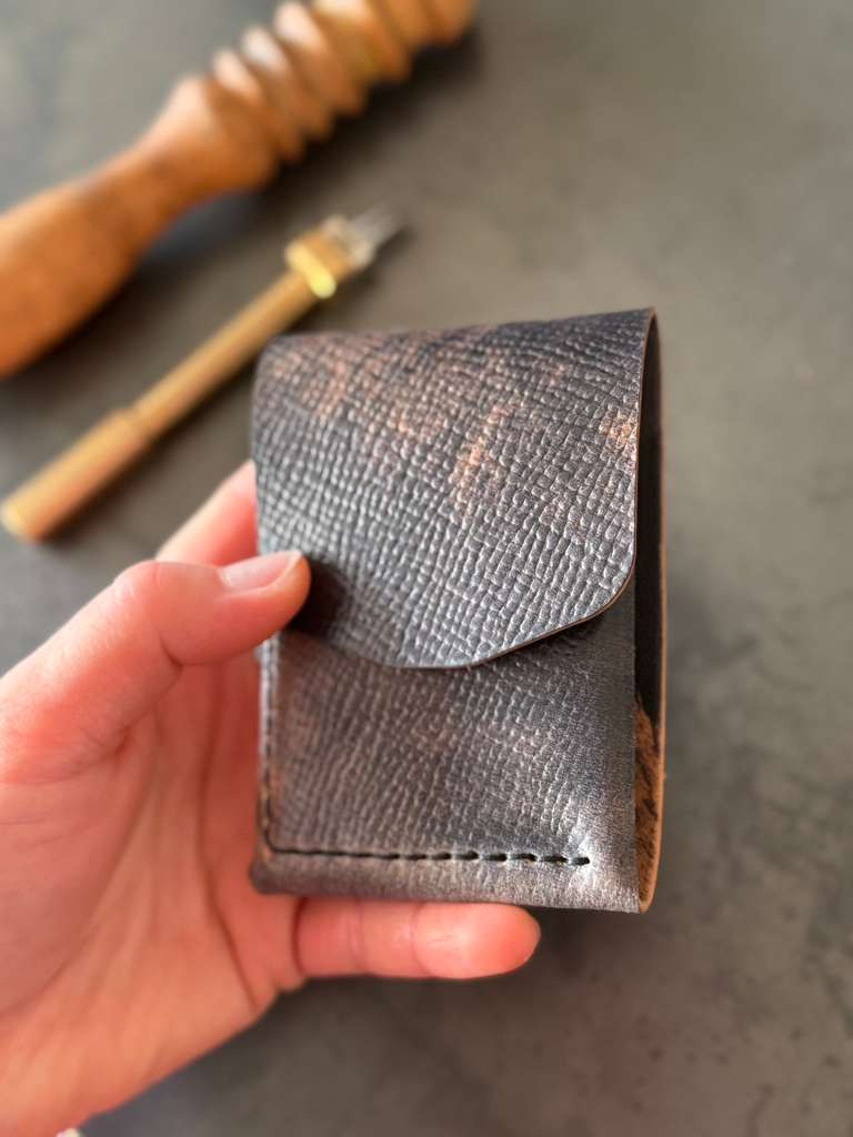 Cash Wallet With Rocado Shell Cordovan