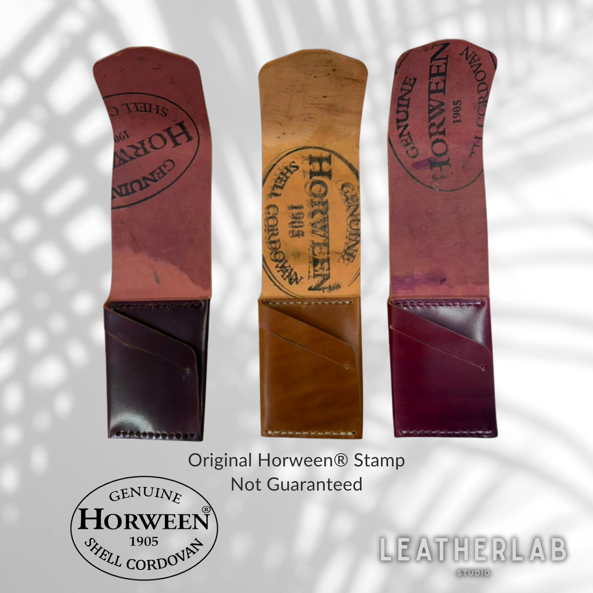 Horween® Shell Cordovan Leather Cash Wallet | Handmade Minimalist Front Pocket Wallet