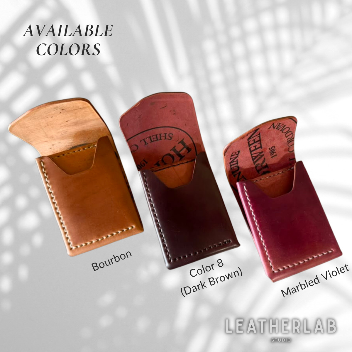Horween® Shell Cordovan Leather Cash Wallet | Handmade Minimalist Front Pocket Wallet