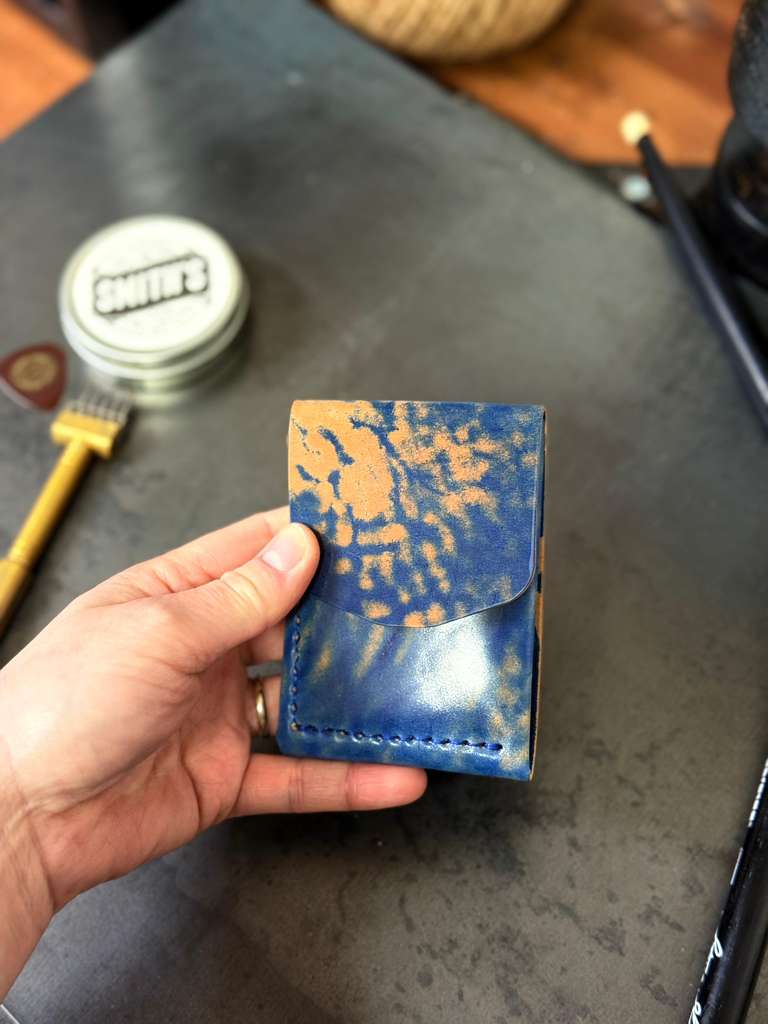 Cash Wallet With Rocado Shell Cordovan
