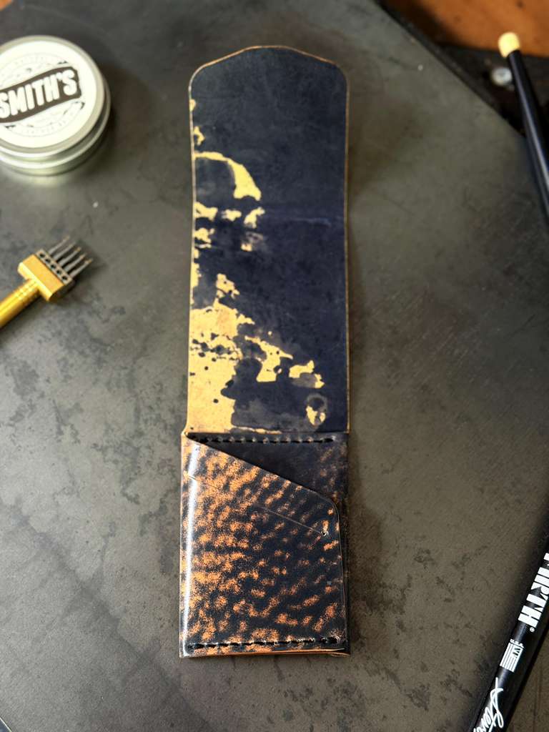 Cash Wallet With Rocado Shell Cordovan