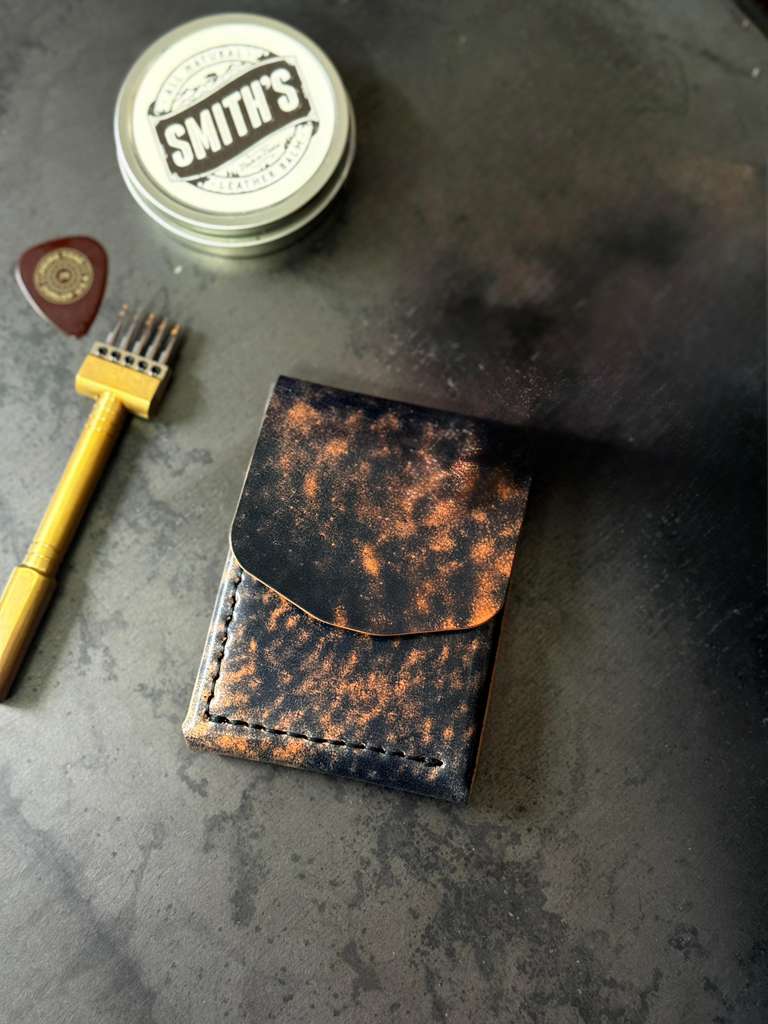 Cash Wallet With Rocado Shell Cordovan