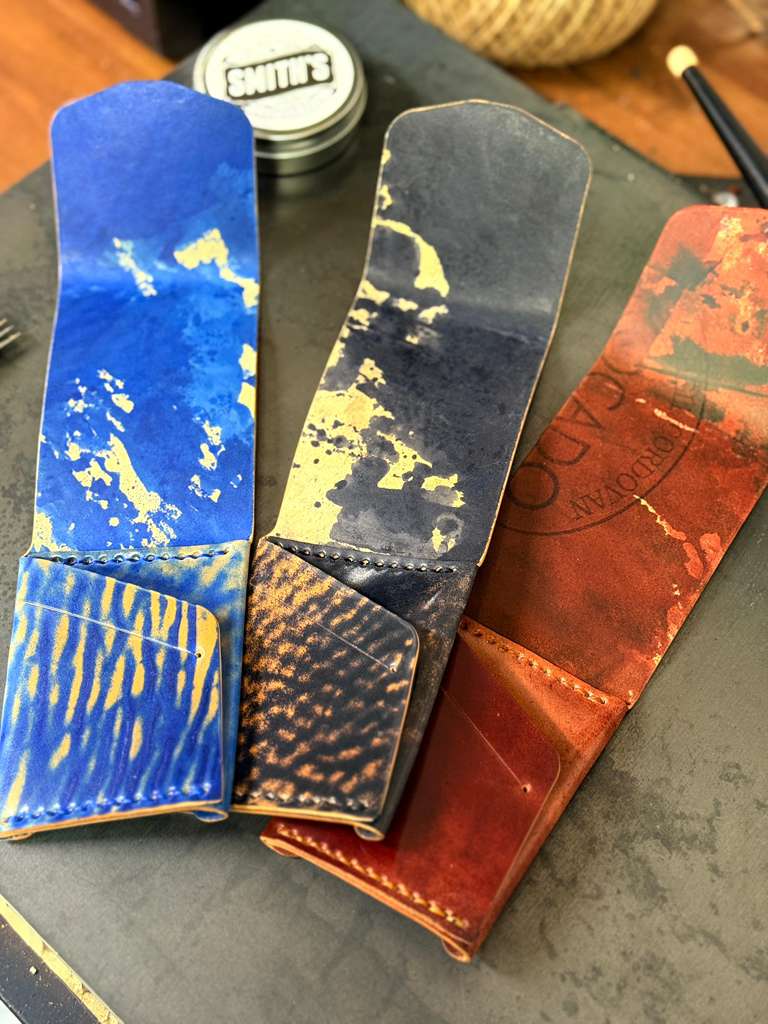 Cash Wallet With Rocado Shell Cordovan